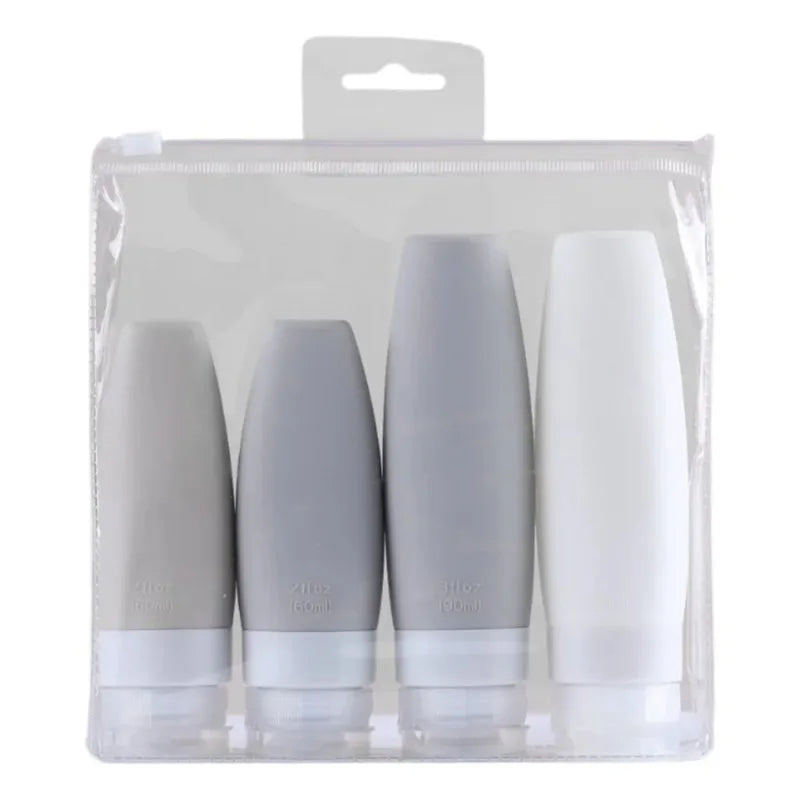 New Leak Proof Travel Bottles Set Travel Containers for Travel Size Toiletries Portable Quart Bag Storage Shampoo Lotion
