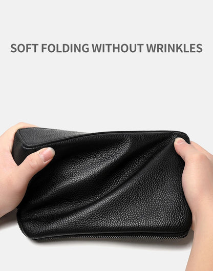 Man`s Fingerprint Lock Handbag Security Wallet