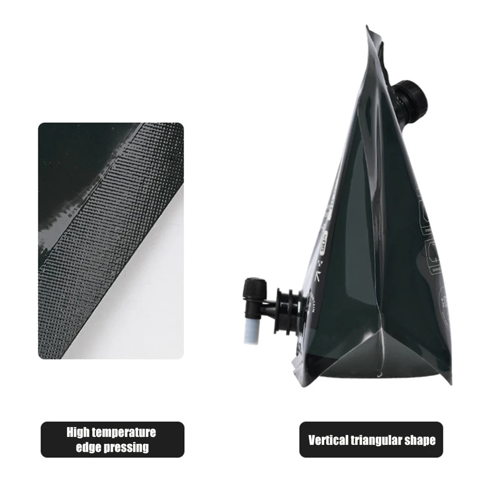 8L Portable Water Bags Folding Camping Water Container Jug Bucket with Faucet for Outdoor Hiking Travel Water Storage Jug Pouch