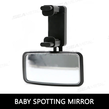 Baby Mirror Car Interior Rear View Mirror Clip Rear Facing Mirrors For Auto Safety Driving Kids Baby Monitor Angle Adjustable