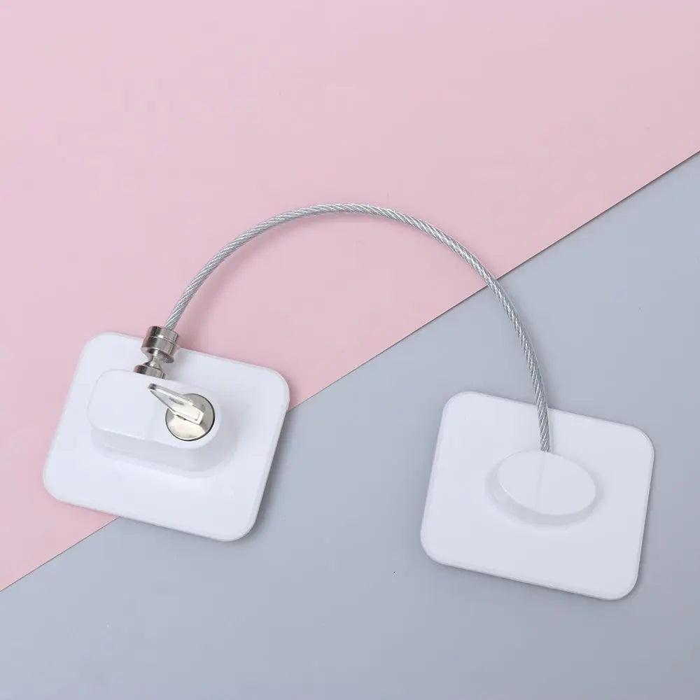 Baby Safety Cabinet Locks With Metal Key or Coded Lock Refrigerator Lock Digital Password Children Protection Sliding Closet