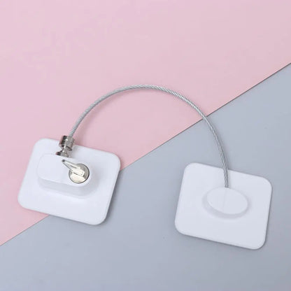 Baby Safety Cabinet Locks With Metal Key or Coded Lock Refrigerator Lock Digital Password Children Protection Sliding Closet