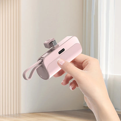 Mini Power Bank 5000mAh Portable Mobile Phone Charger External Battery Power Bank Plug Play For iPhone Samsung Xiaomi Power Bank