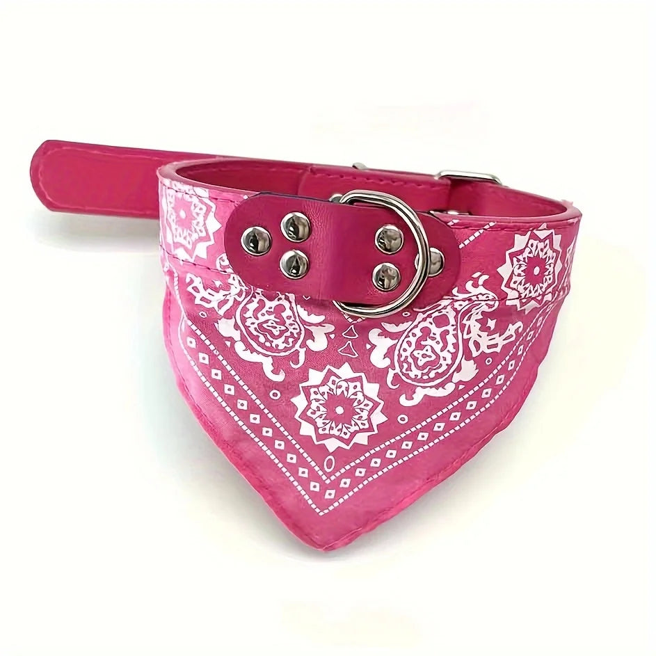Pet Ethnic Style Soft Pet Dog Collar Adjustable Pet Cat Scarf Collars Neckerchief Pet Accessories
