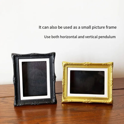 DIY Magnetic Refrigerator Photo Frame Creative Vintage Creative Fridge Magnets Desktop Ornament Detachable