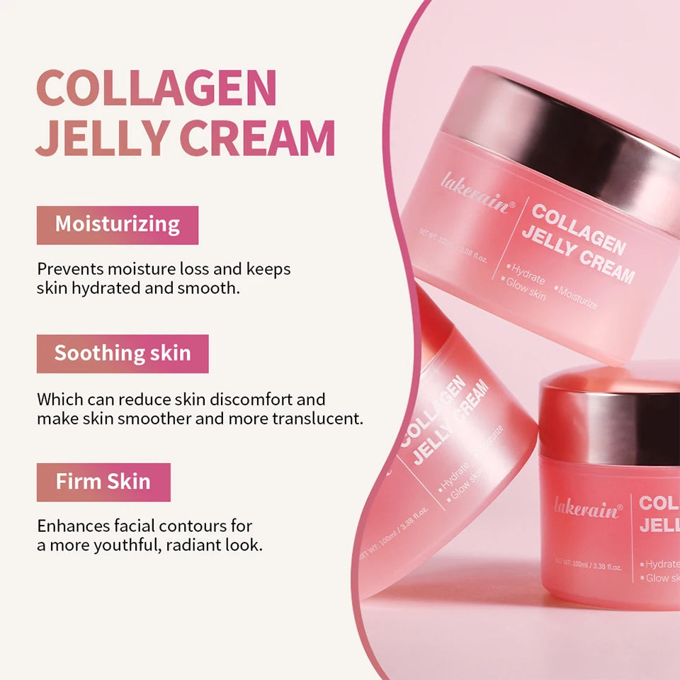 Collagen Jelly Cream Deeply Hydrates Firm Glowing Reduce Sagging & Wrinkle Glowing Boosts Skin Korean Face Care Products