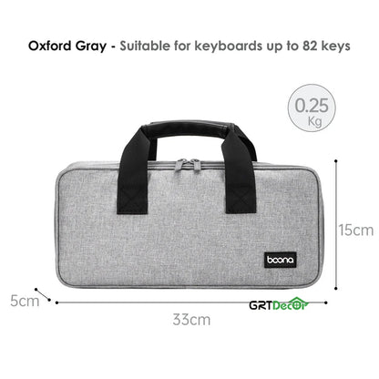 Tech Pouch Organizer for Keyboard Within 82-108 Key Mechanical Keyboard Storage Bag Organizer Travel Tech Pouches Dust Cover