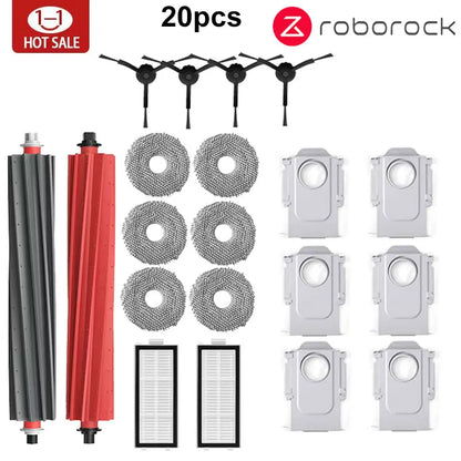 Roborock Qrevo Master / Qrevo Slim Robot Vacuums Cleaner Accessory Main Side Brush Hepa Filter Mop Cloths Dust Bag Spare Part