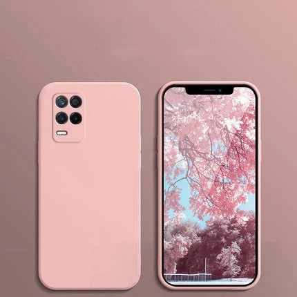 For Realme 8 Pro Case Realme 10 9i 9Pro 9 Pro Plus 8i 8S 8 5G 8 8 10 Pro Plus Cover Shockproof Liquid Silicone Phone Back Case