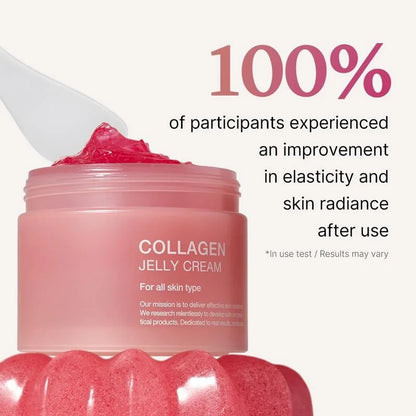 100g Jelly Face Cream Collagen Soft Nourishing Moisturize Face Shrinks Pores Remove Comedones And Face Toner Korean Skin Care