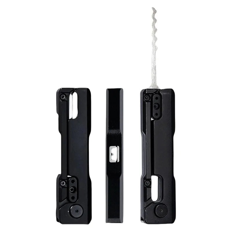 Outdoor Camping Portable Foldable Multi Tool Set with Keychain Pendant for Hiking Survival Gear Accessories