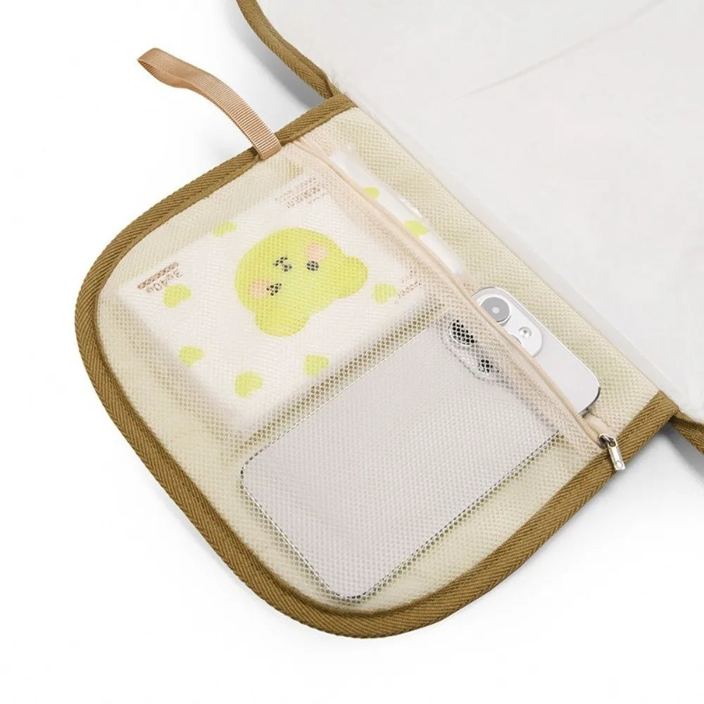 Foldable Diaper Changing Pad Bear Waterproof Baby Infant Diaper Urine Mat Easy To Clean Comfortable Bedding Changing Cover Pad
