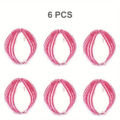6PCS Pet Hair Remover for Laundry Lint Remover Washing Balls Reusable Dryer Nylon Balls Dogs Cats Hair Lint Remover for Laundry