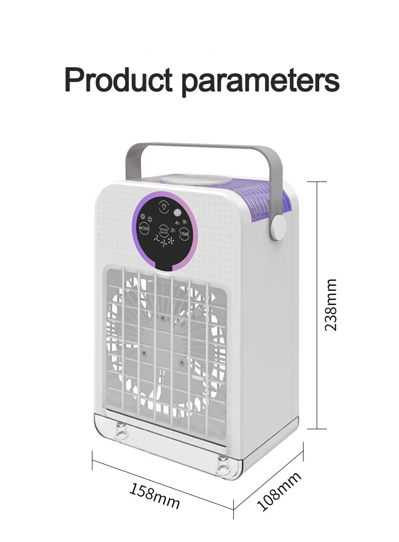 Home desktop air conditioning fan dormitory USB mini electric fan refrigeration air conditioning office small mobile air cooler