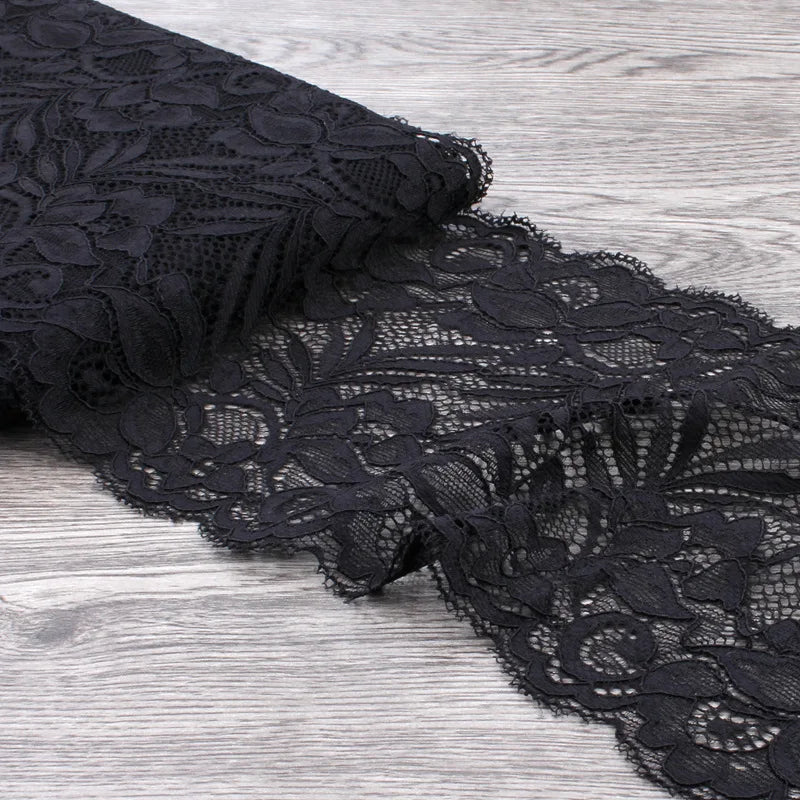 15cm Wide Lace Fabric Elastic Lace Ribbon 1meter DIY Apparel Sewing Handmade Crafts Lace Tape