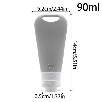 Travel Shampoo Bottles Silicone Dog Food Container 90ml Puppy Necessities Pet Accessories for Body Wash Lotions Cream