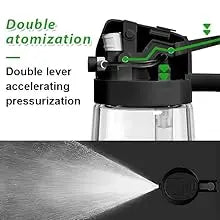 1-2PCS 2in1 Olive Oil Dispenser Bottle 500ml Plastic Oil Sprayer Cooking Oil Spray Tank BBQ Baking Picnic Kitchen Tools for Home