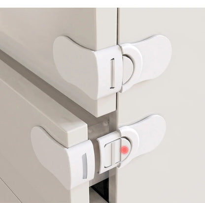 Safety drawer lock anti-pinch cabinet drawer lock plastic safety buckle child protection infant protection
