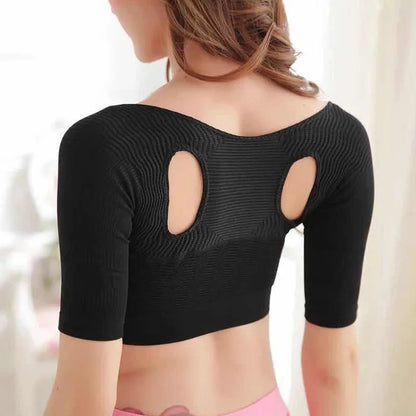 Upper Arm Shaper Posture Corrector  Shapewear Tops Chest Brace Up Vest Women Arm Shoulder Compression Sleeves Body Shaper Corset
