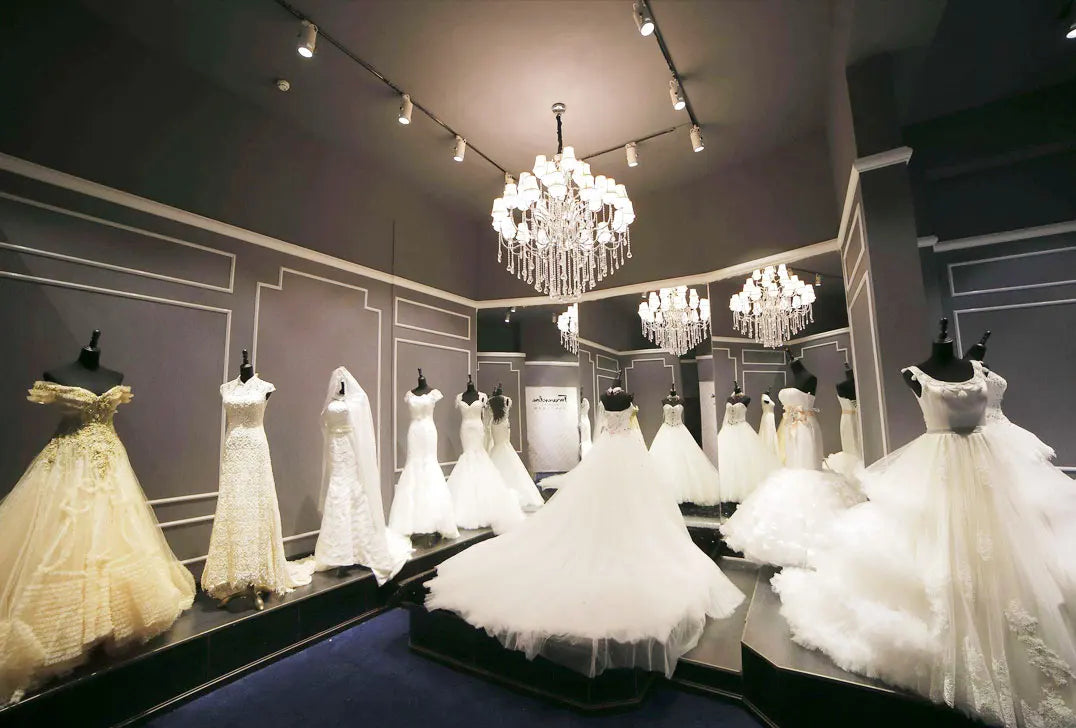 Modern Wedding Dresses Satin Bridal Gowns Full Sleeves Lace Appliques Square Collar Robes Glamorous Vestidos De Novia Customized