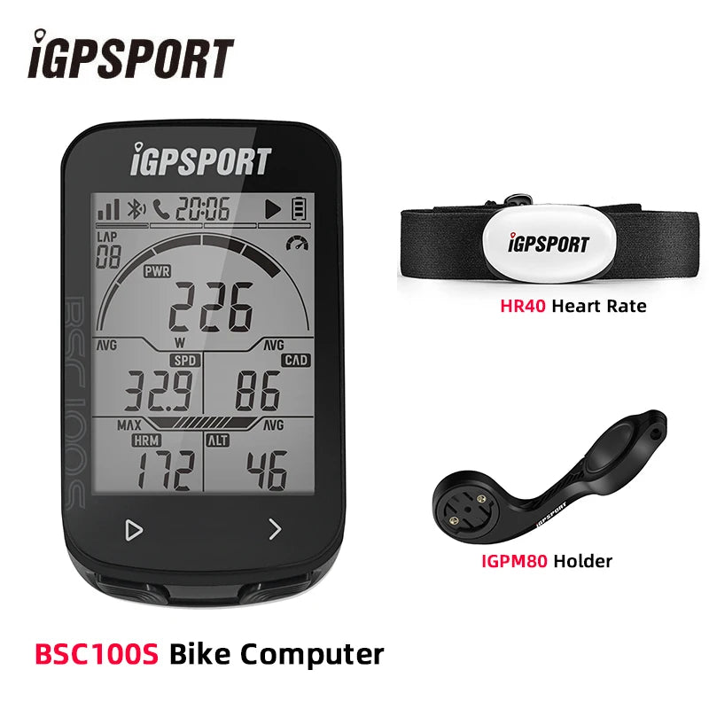 IGPSPORT Bicycle Computer BSC100S Computer BLE Bluetooth ANT Waterproof Wireless Bike Stopwatch MTB Road Cycling Bike Computer