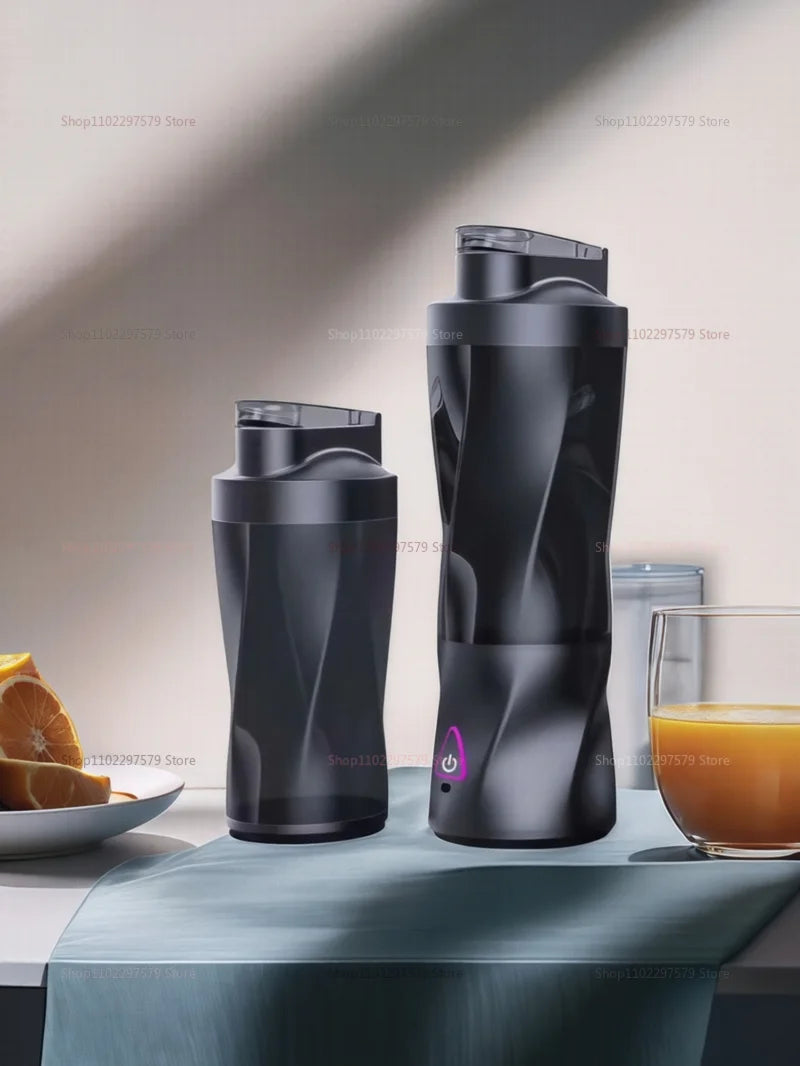 Portable Juicer Blender USB Rechargeable 700ML Large Capacity Outdoor Fruit Smoothie Maker Dual-Use Mixer for Fitness and Travel