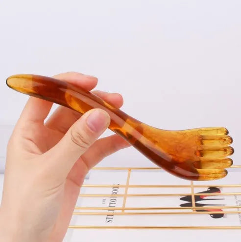 Head Massager Scalp Gua Sha for Body Neck Leg Massage Five-claw Head Scraping Stick Massage Scraping Claw Massage Visage Relax