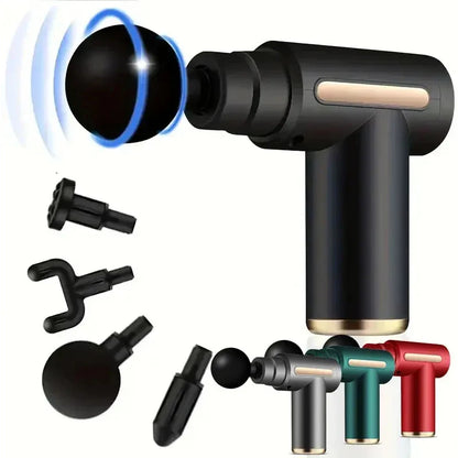 Portable Fascia Gun Deep Tissue Massage Mini Lightweight and Adjustable Speed Massage Equipment Suitable for the Whole Body