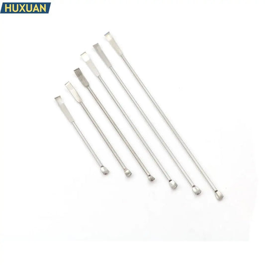 Stainless Steel Micro Medicinal Spoon Spatula Shovel Head Experiment Pharmacy Laboratory Teaching Use 10cm-22cm Lab supplies