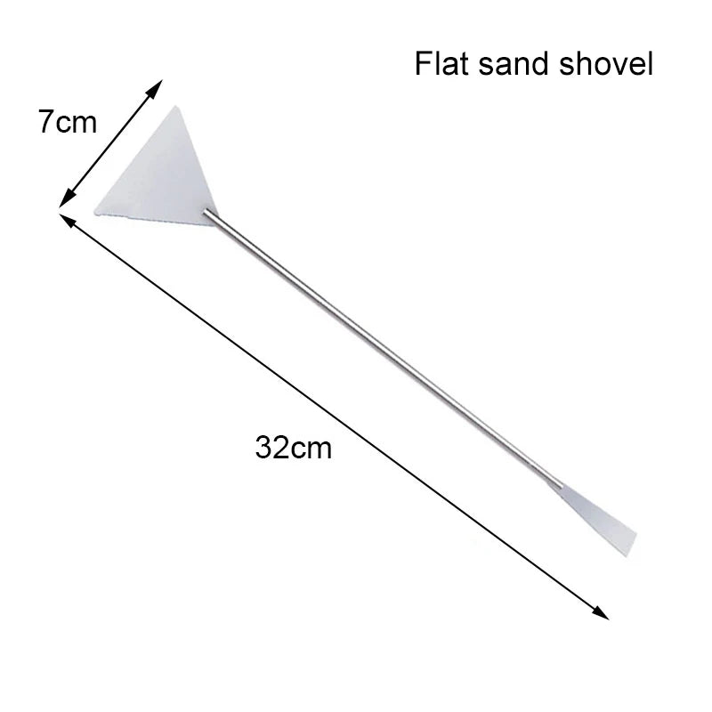 Aquarium Scissors Tweezers Tool Fish Tank Plants Wave Scissors Water Grass Stainless Cleaning Tools Holder Aquarium Accessories