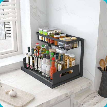Caddy Garage Bathroom Drawer Organizer Utensils Small Cabinet Basket Stand Kitchen Container Under Sink Organizers And Storage