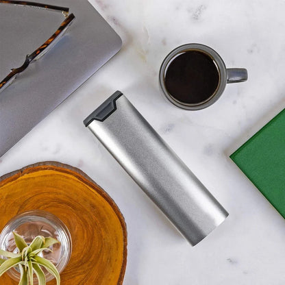 1Pcs 7 Day Weekly Pill Organizer,Premium Stylish Aluminum and Wood Large Capacity Pill Box for Supplements,Vitamins and Medicine