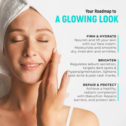 Bakuchiol Natural Retinol Alternative Cream For Face Minimize Wrinkles Retinol & Vitamin Face Cream Skin Firming Skin Care