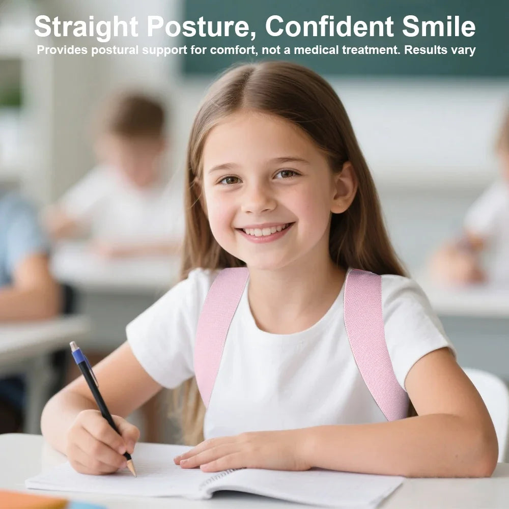 Posture Corrector for Kids,Upper Back Posture Brace for Teenagers Back Straightener Support Under Clothes Spinal Support