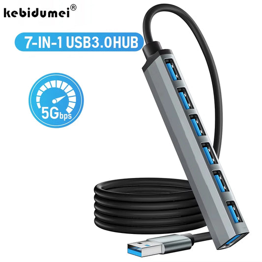 USB HUB USB 3.0 HUB USB 2.0 HUB USB C HUB Type C HUB Multi Splitter High Speed 5Gbps For PC Computer Multiport USB A HUB Port