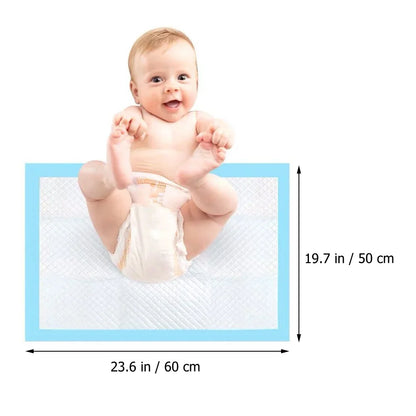 20 Pcs Disposable Waterproof Changing Pad Diaper Changing Pad Non Woven Changing Mat Baby Shower Gift Newborns Travel Pee Pad