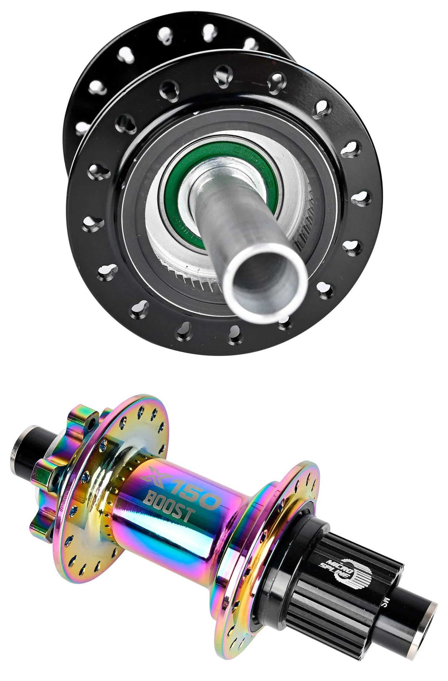 Nanlio Bicycle hubs X150 BOOST 6 Pawls 150T Noise 4 Bearing Hubs 110x15 148x12MM 8 9 10 11 12 Speed MTB Bike Hubs 28/32 Holes