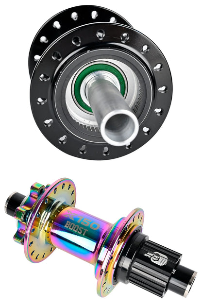 Nanlio Bicycle hubs X150 BOOST 6 Pawls 150T Noise 4 Bearing Hubs 110x15 148x12MM 8 9 10 11 12 Speed MTB Bike Hubs 28/32 Holes