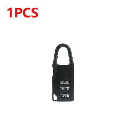 3 Digit Number Combination Pad Lock Padlock Outdoor Waterproof Lock Suitcase Luggage Security Coded Lock Zinc Alloy Code Lock