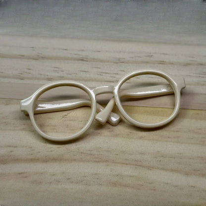LABUBU 17cm Doll 6.5cm Transparent Glasses Stylish Sunglasses for 1/8 -1/4 BJD Doll Accessories