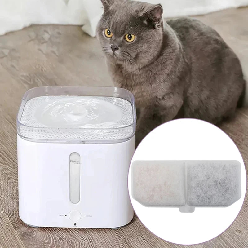 10/5PCS Cat Water Fountain Replacement Filter Elements Pet Drinking Bowl Auto Drinking Filter for Cats Dog
