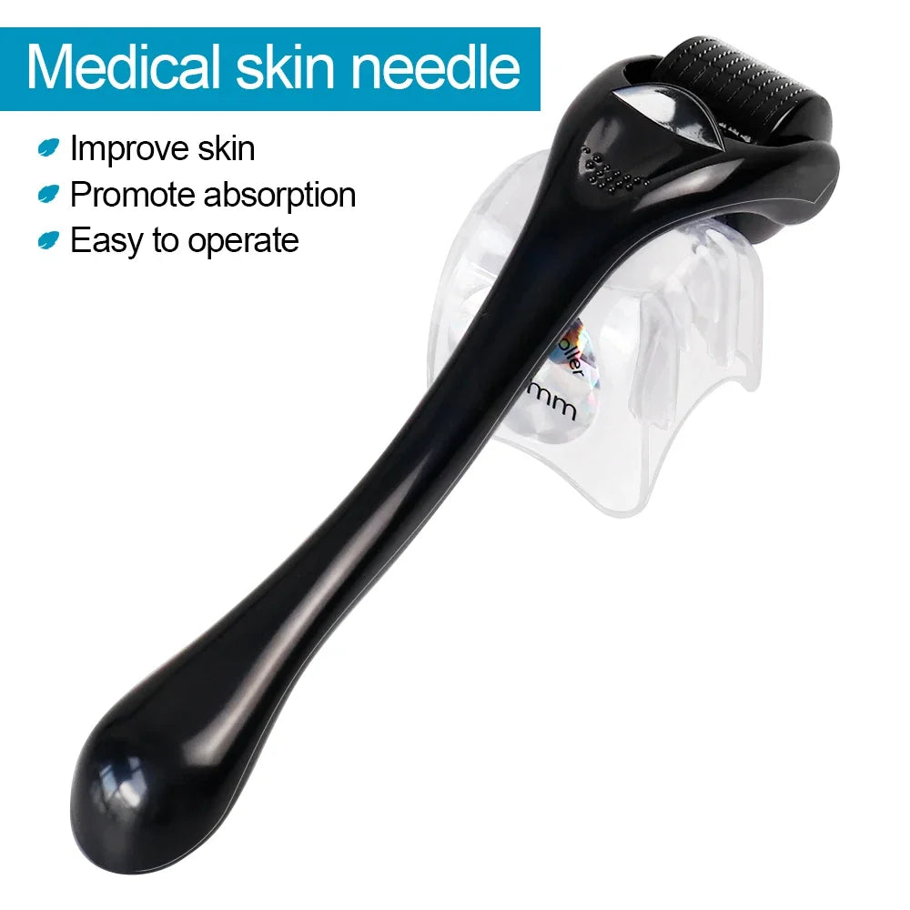 Titanium Derma Pen Roller Hair Growth Beard 540 Microneedle Roller for Facial Skin Care MTS Micro Needle Roller Mesotherapy Use