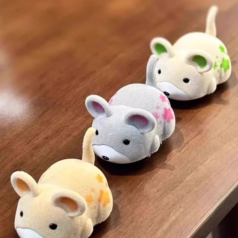 Interactive Cat Toy, Moving Simulation Mouse, Automatic Electronic Mice, Cat Vibrating Mouse Toys for Kitten Indoor Exercise