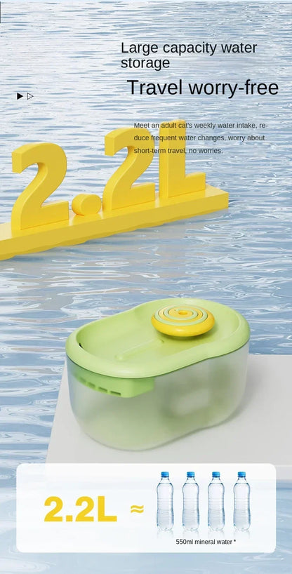 Pet Water Dispenser Cat Water Dispenser  Automatic Living Water  Smart Water Feeder  Constant Temperature Drinking Water