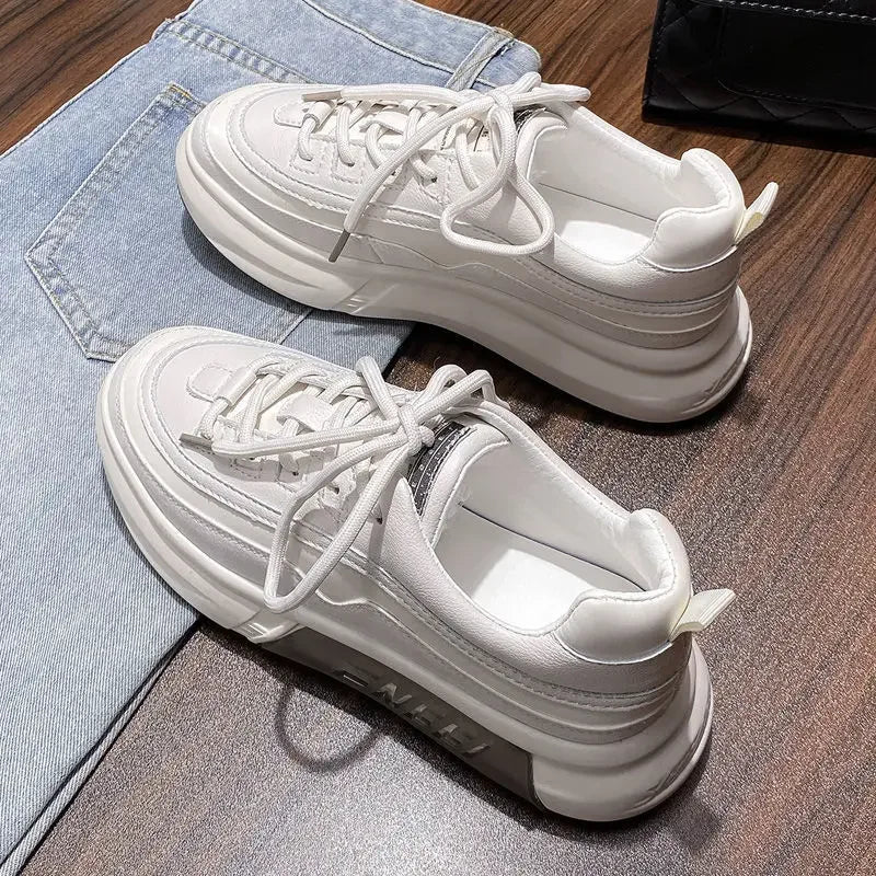 Sports Shoes For Women 2024 White Low Fashion Casual Flat Sneakersy Autumn Hit Spring Without Heel Womens Shoe Stylish New