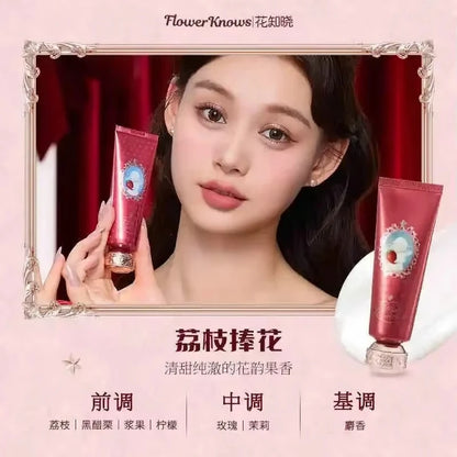 Flower Knows Strawberry Cupid  Perfume Balm Pendant Perfumes For Men And Women Moisturizing Hand Cream