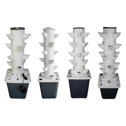 15/18/25/30 Holes Hydroponic Grow System Tower Kit Garden Planter Home Yard Water Pump Home Vertical Gardening Planter