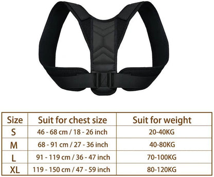 Posture Corrector Unisex Adjustable For Clavicle  Spine Support Belt Reshape Your Body Home Office Sport Upper Back Neck Brace