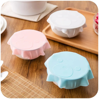 Silicone Stretch Lids, Food Covers, Beverage Lids, Food Container Covers, Containers Cover Are Dishwasher & Freezer Safe Lids