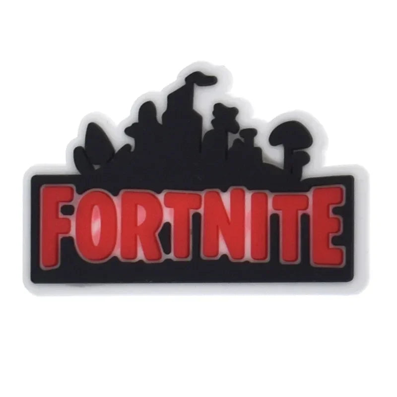 Fortnite Crocs Shoe Buckle Cute DIY Croc Charm Female Garden Shoes Decor Party Girls boys Gifts